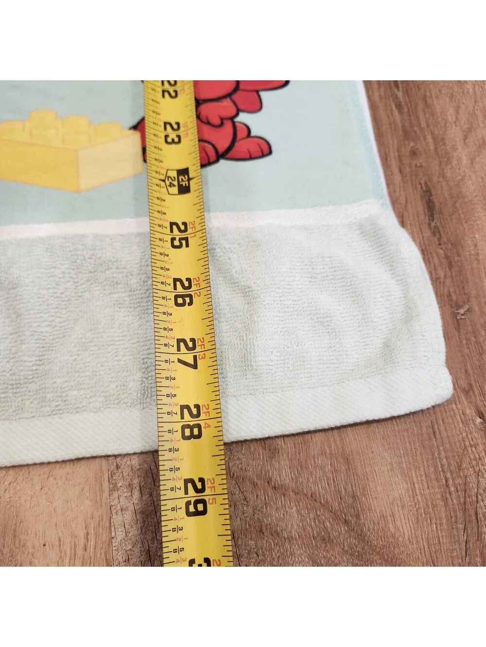 LEGO Duplo TOWEL 100% Cotton 28” x 31” Pool Half Size Floor Mat Toddler EUC Rare